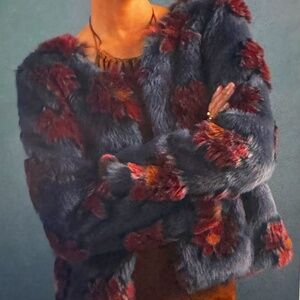 Unreal Fur faux fur jacket, NWT